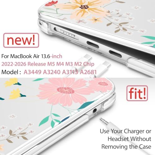 May Chen Case for M5/M4/M3/M2 MacBook Air 13 inch Case 2026-2022 Release - Image 3
