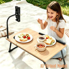 Lap Desk with Tablet Holder for Bed and Sofa, Wood Fin - Image 3
