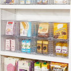 Vtopmart 8 Pack Stackable Clear Pantry Storage Drawers, Large - Image 4