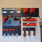 Wallmaster Garage Pegboard Storage Organizer - 48pcs Pegboard Hooks Set - Image 4