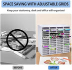 Marker Organizer,240 Slots Marker Storage Organizer with Divider - Image 3