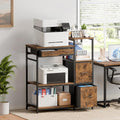 JUSTOGO Printer Stand with 4 Drawer, Extra Large File Cabinet by JUSTOGO