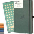 Dingbats* - Wildlife Dotted Extra Large A4 Notebook - PU Leather Hardcover Journal for Work, Writing - Pocket, Elastic Closure, Pen Holder, Bookmark by DingbatsNotebooks