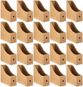 20 Pack Cardboard Magazine File Holders, Sturdy Book Bins for Classroom Library, 10.6'' ×10.2'' ×3.5'' Inch Vertical File Folder Box by Unknown