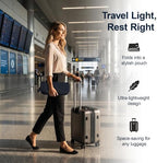 Portable Folding Long Flight Airplane Foot Rest, 2 Pcs - Image 6