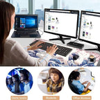 Mouse Pad,Large Pink Desk Mat, 4in1 XXL Mousepad + Keyboard Wrist Rest+Mouse Wrist Rest+Coaster Set with Ergonomic Desk Pad for Home Office Table Computer-Japanese Sea Wave - Image 7