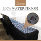 Digital Piano Cover for Yamaha - Piano Keyboard for P143, P225, P223, P145, P143, P125a, P125, P115, P105, P71, P45, Kawai ES120, PX150, Roland F-20 & More, Keyboard Cover, Ebony Black - Image 5