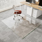 Koonmi Glass Chair Mat for Carpet, 54"x72" Thick Office Chair Mat by KOONMI