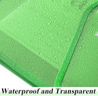 10 Pieces Plastic Expanding File Folders,Green, Horizontal - Image 5