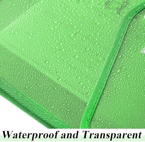10 Pieces Plastic Expanding File Folders,Green, Horizontal - Image 5