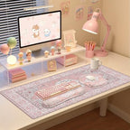 Mousepad Set，Keyboard Mat+Wrist Support Mouse Pad+Wrist Rest Pad+Coaster - Image 7