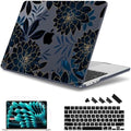 May Chen for MacBook Air 15 inch Case M5 M4 M3 M2 2026 2024-2023, Model A3448 A3241 A3114 A2941, Closes Seamlessly Hard Shell Laptop Cover with Keyboard Cover, Luxury Dahlia by MayChen