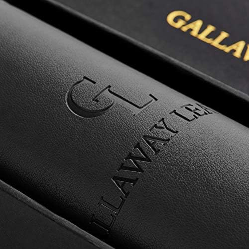 Gallaway Leather Desk Mat, Office Writing Desk Pad, Large 36" x 17" Black, for Top of Desks, Gift Ready Elegant Computer Desk Cover Protector PU Leather - Image 2