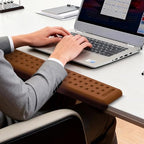 Leolee L-Shaped Desk Long Wrist Rest Elbow 60CM, Brown Arm Rest for Desk - Image 5