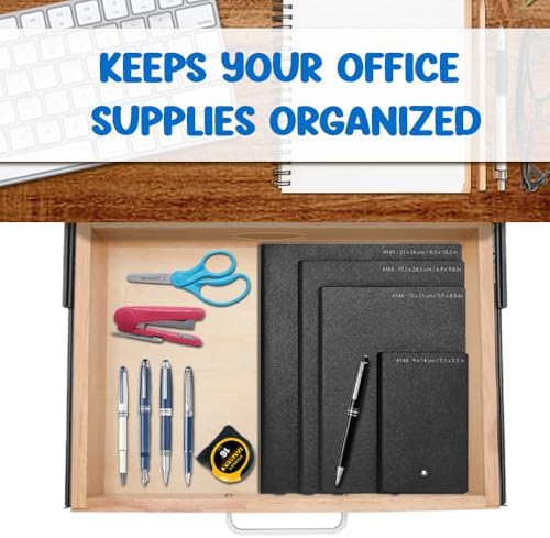 Under Desk Drawer Storage Organizer - Wooden Mounted Sliding Pull-out Drawer, Hidden Desktop Organizer for Office - Image 4