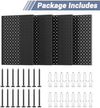 WALMANN 4-Pack 12"x16" Metal Pegboard Panels, Tool Organizer Pegboard - Image 6