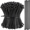 Reallnaive 1500 Pcs 12 Inch Zip Ties Heavy Duty Black 120 Lbs by Reallnaive