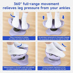 Under Desk Footrest, 11.4" x 7.9" Foot Rest for Desk (Purple) - Image 2