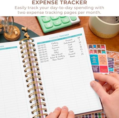 Clever Fox Budget Planner & Monthly Bill Organizer, Medium Rose Gold - Image 5