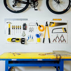 WallPeg Pegboard Kit - 4 Each 24"x16" White Pegbaord Panels - Made in The USA - Image 6