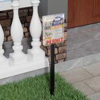 Outdoor Real Estate Brochure Box，Outdoor Brochure Holder Waterproof with Lid-Take One Document Holder Can Hold 180, 8.5 x 11 Documents, Flyers & Brochures or Other Outdoor Marketing Needs (4) - Image 2