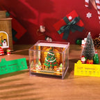 3D Calendar 2027, 3D Creative Time Piece Calendar 2027，Daily Tear-Off Memo Pad with Light, Paper Carving Desktop Decoration, 3D Art Calendar Memo Pad,Unique Holiday Craft Gift (Window Christmas tree) - Image 5