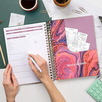 GoGirl Budget Planner & Monthly Bill Organizer with Pockets, Dark Green - Image 6