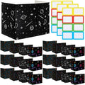 24 Pcs Privacy Folders for Students Testing, Vibrant, Black by Crtiin