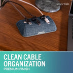 Smartish Magnetic Cord Holder, Bigger Cable Wrangler, Office Desk Organizer - Image 2