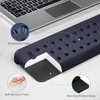 Leolee L-Shaped Desk Long Wrist Rest Elbow 60CM, Deep Blue Arm Rest - Image 4