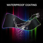 Personalized RGB LED Gaming Mouse Pad Make Your Own Customized Large Gaming Mousepad Custom Mouse Mat for Office Dorm Personalised Gifts Presents for Gaming Lovers, 31.5x11.8in - Image 5
