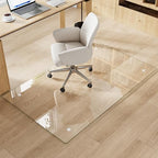 30" x 48" Tempered Glass Chair Mat for Carpet & Hard Floors - Image 2