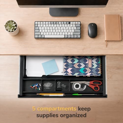 Mount-It! Large Under Desk Pencil Drawer, 21.25” W, Ball Bearing Slide-Out - Image 2
