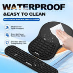 Ergonomic Keyboard Wrist Rest Mouse Pad Wrist Support Set, Black - Image 5