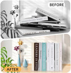 Clear Acrylic Magazine Rack, Vertical File Holder, Desk Organizer Storage Stand for Office, 4 Pack - Image 4