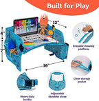 PILLANI Kids Travel Tray for Car - Road Trip Activities for Kids - Car Seat Tray for Kids Travel w/ Activity Sheets, Pens & Dry Erase Board - Toddler Road Trip Essentials & Car Accessories for Kids - Image 4