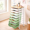 LEHOM Rolling Storage Cart with 8 Drawers, Utility Cart on Lockable Wheels by LEHOM