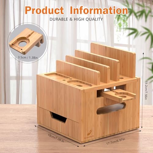 Pezin & Hulin Multi Device Charging Station with Drawer & USB Charger - Image 7