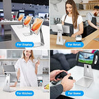 AboveTEK Elegant Tablet Stand, Aluminum iPad Stand Holder, Desktop Kiosk POS Stands for 7-15.6 inch iPad/Portable Monitor, Tablet Mount for Showcase Office Reception Countertop - Image 5