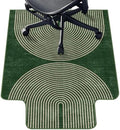 Office Chair Mat for Hardwood Floor & Tile Floor,36"X 48"-Convex Geo Green by LreedyMat