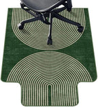 Office Chair Mat for Hardwood Floor & Tile Floor,36"X 48"-Convex Geo Green by LreedyMat
