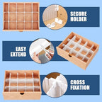 15 Pcs 5.12 Tall Drawer Divider Adjustable Drawer Organizer,White - Image 4
