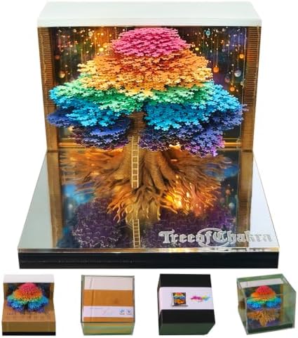 2027 3D Paper Carving Desk Calendar With LED Light (Tree of Life) by Divtada