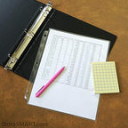 StoreSMART - Photo/Insert Page for 3-Ring Binders - Archival-Safe Plastic - One 8 1/2" x 11" Pocket - 500 Pack - VH877-500 - Image 3