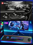 Wireless Charging Mouse Pad Gaming, 31.5"x15.8" Large Desk Mat, Waterproof - Image 7