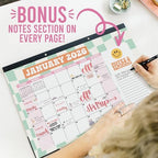 Large Desk Calendar 2026 - Desktop Calendar 2026-2027 - Image 7