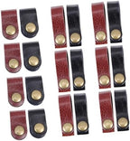 Angoily 72pcs Cattle Cord Winders Usb Cable Tie Keepers Leather Cable Clips Organizers for Desk Reusable by Angoily