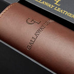 Gallaway Leather Desk Mat - Office Writing Desk Pad, Medium 24" x 14" Dark Brown, Gift Ready Elegant Computer Desk Cover Protector - Image 2
