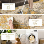 Office Chair Mat for Hardwood Floor, 48"x36" Easy Glide Computer Chair Mat Protector for Rolling Chair Under Desk Rug Nonslip Backing, Machine Wash - Image 6