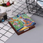 4pcs Beautiful Cat Diamond Art Painting Note Box for Adults, Wooden DIY Sticky Notes Holder Kit with 640 Blank Notepads, Multi-Purpose Desk Organizer for Home Office, Study Thoughtful Gift - Image 3
